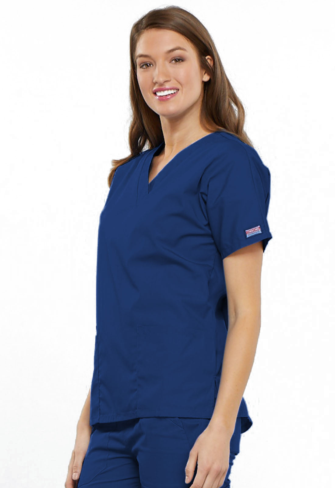 Frostluinai Savings Clearance Women's Working Uniform Scrubs Top Nursing  Uniform With Three Pockets Short Sleeve V-neck Striped Tee 